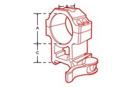 Dvojdielna nízka rýchlomontáž Leapers UTG 30/weaver Quick Detach 4 skrutky Dvojdielna nízka rýchlomontáž Leapers UTG 30/weaver Quick Detach 4 skrutky