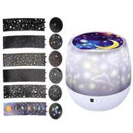 NOČNÁ LAMPA STARS SKY PROJEKTOR OTOČNÝ O 360° NOČNÁ LAMPA STARS SKY PROJEKTOR OTOČNÝ O 360°
