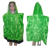 MINECRAFT Detská bavlnená obliečka na pončo na uterák 115 cm x 50 cm MINECRAFT Detská bavlnená obliečka na pončo na uterák 115 cm x 50 cm