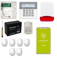 Kompletný alarm Perfecta 16 Satel 6 PIR GSM SMS senzory (01784)