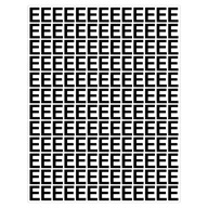 Samolepiace písmená "E" - 156 znakov - 5cm Samolepiace písmená "E" - 156 znakov - 5cm