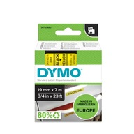Páska DYMO D1 19mm/7m čierna na žltej Páska DYMO D1 19mm/7m čierna na žltej
