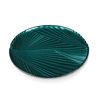 Dekoračný tanier okrúhly LINA 28X3 tyrkys