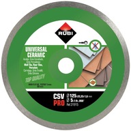 RUBI Diamantový kotúč na kameninové dlaždice CSV 125 mm