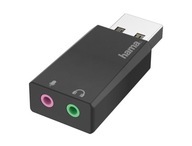 Hama adaptér USB-A na 2 x 3,5 mm JACK