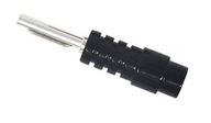 BANÁNOVÁ ZÁSTRČKA OHMIC CRIMP ČIERNA BANÁNOVÁ ZÁSTRČKA OHMIC CRIMP ČIERNA