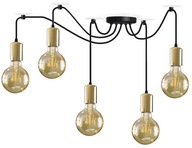 SPIDER 5 STROPNÉ ZÁVESNÉ LAMPA, LUSTER 5xE27 PODKLÁDKA SPIDER 5 STROPNÉ ZÁVESNÉ LAMPA, LUSTER 5xE27 PODKLÁDKA