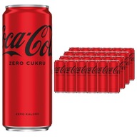 COCA COLA NULOVÝ NÁPOJ 330ML KANZA X24 COCA COLA NULOVÝ NÁPOJ 330ML KANZA X24