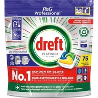 DREFT PLATINUM 75ks citrón tablety do umývačky riadu 1118g