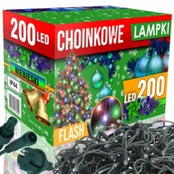 OSVETLENIE VIANOČNÉHO STROMČEKA 200 LED BLESK PRE VIANOČNÝ STROMČEK VNÚTORNÝ/VONKAJŠÍ LED + BLESK VIAC FARBE OSVETLENIE VIANOČNÉHO STROMČEKA 200 LED BLESK PRE VIANOČNÝ STROMČEK VNÚTORNÝ/VONKAJŠÍ LED + BLESK VIAC FARBE