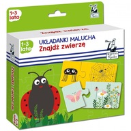 NÁJDI ZVIERATKO - puzzle pre batoľatá 1-3 ročné KAPITÁNA NÁJDI ZVIERATKO - puzzle pre batoľatá 1-3 ročné KAPITÁNA