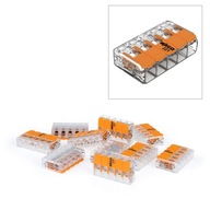 10x WAGO rýchlospojka, elektrické kocky 5x0,14-4 mm² 221-415 WAGO 10x WAGO rýchlospojka, elektrické kocky 5x0,14-4 mm² 221-415 WAGO