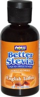 NOW Foods Better Stevia English Toffee Liquid 59 ml