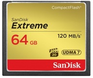 SanDisk CF karta 64GB Extreme 120/85