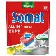 Somat All in One tablety do umývačky riadu 42ks Citrón