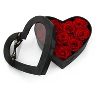 Kvetinová krabička Eternal Heart Roses Darček ku dňu žien Kvetinová krabička Eternal Heart Roses Darček ku dňu žien