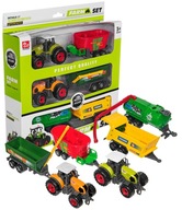 PRUŽINA 2x TRAKTOR 4x STROJ KOVOVÝ FARMÁRSKY SET PRUŽINA 2x TRAKTOR 4x STROJ KOVOVÝ FARMÁRSKY SET