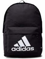 Školský batoh Adidas Classic Badge of Sport s 3 prúžkami, čierny Školský batoh Adidas Classic Badge of Sport s 3 prúžkami, čierny