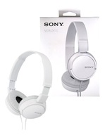 KÁBOVÉ SLÚCHADLÁ SONY MDR-ZX110 BIELY / STEREOFÓN KÁBOVÉ SLÚCHADLÁ SONY MDR-ZX110 BIELY / STEREOFÓN
