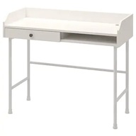 IKEA HAUGA Písací stôl biely 100x84 cm