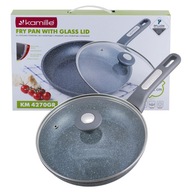 GRANITOVÁ PANVA 22CM POKROK, INDUKČNÁ KAMILLE GRANITOVÁ PANVA 22CM POKROK, INDUKČNÁ KAMILLE