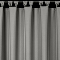Záhradný záves 155x240 strieborný s pásikmi na suchý zips Záhradný záves 155x240 strieborný s pásikmi na suchý zips