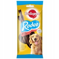 4x Dog Treat Pedigree Rodeo hovädzie mäso 122 g 4x Dog Treat Pedigree Rodeo hovädzie mäso 122 g