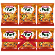 PLASMON Zeleninové chrumky, cícer a tekvica 15g 3+3 zdarma PLASMON Zeleninové chrumky, cícer a tekvica 15g 3+3 zdarma