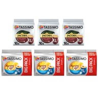 Kapsuly Tassimo Jacobs XL PACK, 111 čiernych káv, 5+1 balenie ZADARMO! Kapsuly Tassimo Jacobs XL PACK, 111 čiernych káv, 5+1 balenie ZADARMO!