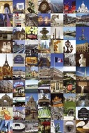 Veľký plagát s kolážou fotiek z Paríža, 61x91,5 cm Veľký plagát s kolážou fotiek z Paríža, 61x91,5 cm