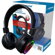 BEZDRÔTOVÉ SLÚCHADLÁ BLUETOOTH RGB LED MIKROFÓN BEZDRÔTOVÉ SLÚCHADLÁ BLUETOOTH RGB LED MIKROFÓN