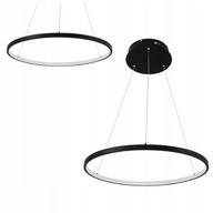 LED kruhový luster závesné svietidlo 80cm čierne 30W LED kruhový luster závesné svietidlo 80cm čierne 30W
