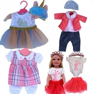 súprava šiat pre bábiky, oblečenie pre baby baleríny