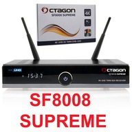 OCTAGON SF8008 SUPREME TWIN 4K 2xS2X WIFI1200 BT OSCAM CCCAM # NOVINKA