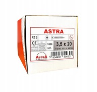 1000 KS ASTRA 3,5x20 SKRUTKY NA NÁBYTOK DO DREVA 1000 KS ASTRA 3,5x20 SKRUTKY NA NÁBYTOK DO DREVA