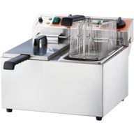 elektrická fritéza, 2-komorová, horizontálna, 2x5l elektrická fritéza, 2-komorová, horizontálna, 2x5l