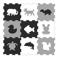 Monochromatické zvieratká penové puzzle Mat Monochromatické zvieratká penové puzzle Mat