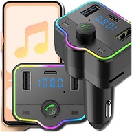BLUETOOTH 5.0 VYSIELAČ DO AUTO MICRO SD FM NABÍJAČKA 2xUSB TYP-C RÝCHLA BLUETOOTH 5.0 VYSIELAČ DO AUTO MICRO SD FM NABÍJAČKA 2xUSB TYP-C RÝCHLA