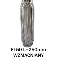 FLEXIBILNÝ KONEKTOR KONEKTOR TLUMIČA FI-50 L=250mm FLEXIBILNÝ KONEKTOR KONEKTOR TLUMIČA FI-50 L=250mm