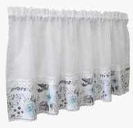 Žiarlivosť kvety v záhradnom voále 150 x 40 cm Modrá Žiarlivosť kvety v záhradnom voále 150 x 40 cm Modrá