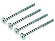 100x skrutky s imbusovou hlavou M6 x 100 mm 100x skrutky s imbusovou hlavou M6 x 100 mm