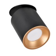 Stropné svietidlo Tuba SPOT lampa čierna a zlatá EYE Stropné svietidlo Tuba SPOT lampa čierna a zlatá EYE