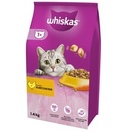 Whiskas kuracie suché krmivo pre mačky 2x1,4 kg