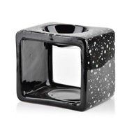 Keramický horák na olej Dots Black 9,5x7,5xv8,5cm, Mondex Keramický horák na olej Dots Black 9,5x7,5xv8,5cm, Mondex