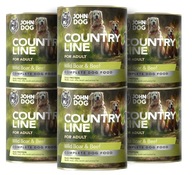 John Dog Country Line Diviačie a hovädzie mäso 6x800g John Dog Country Line Diviačie a hovädzie mäso 6x800g