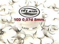 HITLASH ventilátory 10v1 trsy mihalníc 10D 0,07D 8mm HITLASH ventilátory 10v1 trsy mihalníc 10D 0,07D 8mm