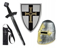 KNIGHT KNIGHT MEČ PRILBA ŠTÍT POVAHA sada 4 ks KNIGHT KNIGHT MEČ PRILBA ŠTÍT POVAHA sada 4 ks