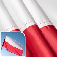 Poľská PREMIUM vlajka na tyči 150x92 cm