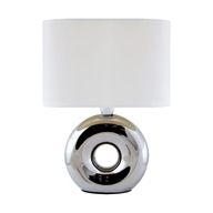 STOLNÁ LAMPA GOLF E14 CHROM/BIELA IDEUS STOLNÁ LAMPA GOLF E14 CHROM/BIELA IDEUS