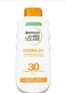 Garnier Hydra 24 Ambre Solaire ochranný mliečny filter 30 UVA LSF/FPS 200 ml Garnier Hydra 24 Ambre Solaire ochranný mliečny filter 30 UVA LSF/FPS 200 ml